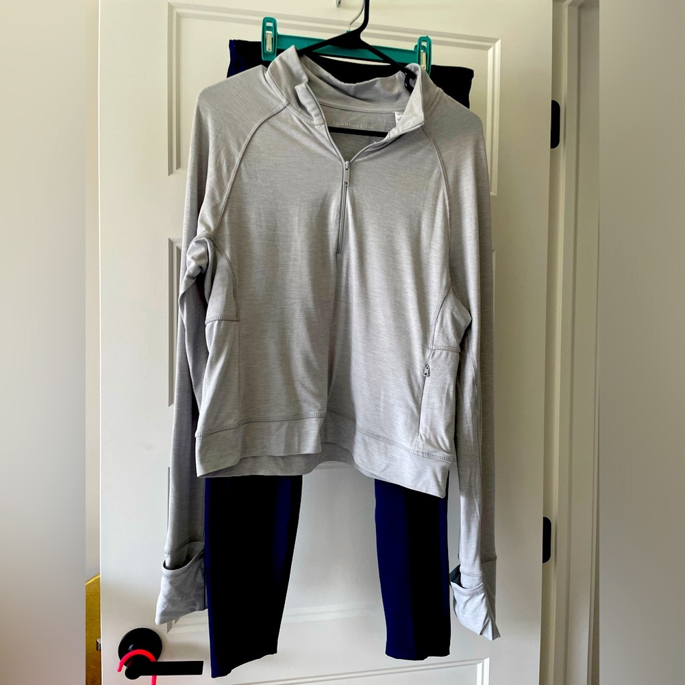 7 Diamonds top and Fornia workout leggings. Both worn gently in good shape.
